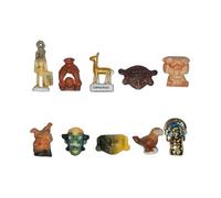 FaisTonGateau - fèves thème Art précolombien - Fèves de Collection pour Galette de Rois Epiphanie - Fèves Multicolores