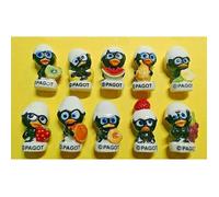 FaisTonGateau - fèves thème Calimero cocktail de fruits - Fèves de collection pour galette de rois Epiphanie - Fèves multicolores