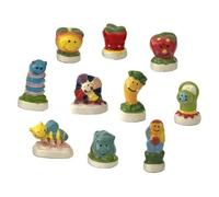 FaisTonGateau - fèves thème Drôle de Jardin - Fèves de Collection pour Galette de Rois Epiphanie - Fèves Multicolores