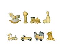 FaisTonGateau - fèves thème Mémoire de jouets - Fèves de collection pour galette de rois Epiphanie - Fèves multicolores