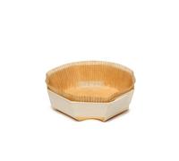 FaisTonGateau - Lot de 10 pani-moule panibois Octoron 180 de cuisson en bois - Moule de cuisson bois avec sa caissette plissée papier