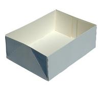 FaisTonGateau - Lot de 100 boîtes pâtissières 18x12x5 - boîtes blanche sans couvercle