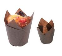 FaisTonGateau - Lot de 200 caissettes brunes - 200 caissettes papier brunes