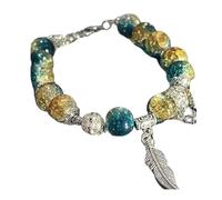 Fait à la main avec des plumes vertes conçues pour attirer l'attention et améliorer n'importe quelle tenue avec son style original accessoire de fête, taille unique, Comme décrit