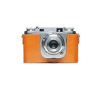 Fait à la Main en Cuir véritable véritable moitié caméra Housse pour Konica II IIA IIB IIB-m Sable Brun Couleur