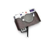 Fait à la Main en Cuir véritable véritable moitié caméra Housse pour Leica M10 Couleur Brun foncé
