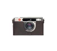 Fait à la Main en Cuir véritable véritable moitié caméra Housse pour Leica Minilux Minilux Zoom Couleur Brun foncé