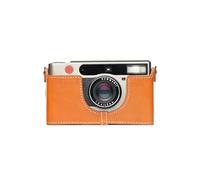 Fait à la Main en Cuir véritable véritable moitié caméra Housse pour Leica Minilux Minilux Zoom Sable Brun Couleur