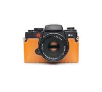 Fait à la Main en Cuir véritable véritable moitié caméra Housse pour Leica R4 Sable Brun Couleur