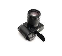 Fait à la Main en Cuir véritable véritable moitié caméra Housse pour Panasonic GX9 GX7 Mark III Couleur Noire