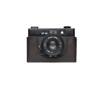 Fait à la Main en Cuir véritable véritable moitié caméra Housse pour Rollei XF35 Voigtlander VF135 Couleur Brun foncé