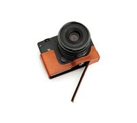Fait à la Main en Cuir véritable véritable moitié caméra Housse pour Sigma FP Couleur Rufous