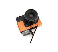 Fait à la Main en Cuir véritable véritable moitié caméra Housse pour Sigma FP Sable Brun Couleur