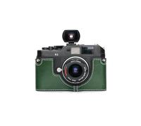 Fait à la Main en Cuir véritable véritable moitié caméra Housse pour Voigtlander Bessa R2 R2M R2A R4M R4A R3M R3A R2S R2C et Rollei 35RF Couleur Verte