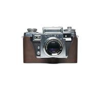 Fait à la Main en Cuir véritable véritable moitié caméra Housse pour ZEISS IKON CONTAX IIIA IIA Couleur Brun foncé
