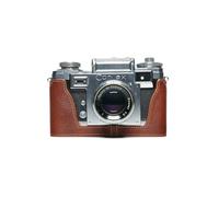 Fait à la Main en Cuir véritable véritable moitié caméra Housse pour ZEISS IKON CONTAX IIIA IIA Couleur Rufous