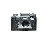 Fait à la Main en Cuir véritable véritable moitié caméra Housse pour ZEISS IKON CONTAX IIIA IIA Couleur Noire