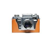 Fait à la Main en Cuir véritable véritable moitié caméra Housse pour ZEISS IKON CONTAX IIIA IIA Sable Brun Couleur