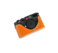 Fait à la Main véritable Cuir véritable moitié Housse de Sac de caméra pour Leica M7 M6 Sandy Brown Couleur