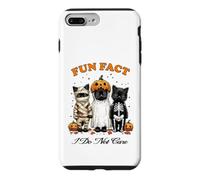 Fait Amusant d'halloween : Je m'en Fous des Mignons Chats Noirs Coque pour iPhone 7 Plus/8 Plus