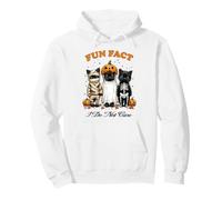 Fait Amusant d'halloween : Je m'en Fous des Mignons Chats Noirs Sweat à Capuche
