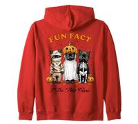 Fait Amusant d'halloween : Je m'en Fous des Mignons Chats Noirs Sweat à Capuche