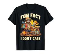 Fait amusant : je m'en fous de Bigfoot Camping, papa, père, grand-père T-Shirt