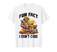 Fait amusant : je m'en fous de Bigfoot Camping, papa, père, grand-père T-Shirt