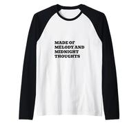 Fait de mélodie et de pensées de Minuit Manche Raglan