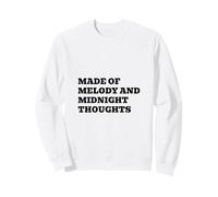 Fait de mélodie et de pensées de Minuit Sweatshirt