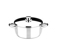 MONIX Optima | Faitout 20 cm avec Couvercle en Acier Inoxydable 18/10