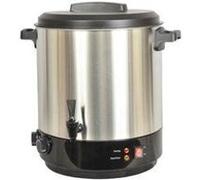 Fait-tout stérilisateur 2100w inox/noir 31l contenance 16 bocaux minuterie 120 minutes conserves maison