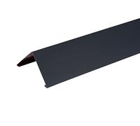 Faitage simple 2 pinces ALUMINIUM GRIS ARDOISE - 2M - Dimension du profilé 333 mm