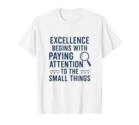 Faites Attention aux détails | Célébration de la Journée Mondiale de la qualité T-Shirt