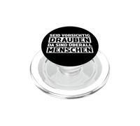 Faites Attention Dehors, il y a des Gens Partout. Funny PopSockets PopGrip pour MagSafe