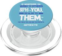 Faites aux Autres la règle d'or (Matthieu 7, 12 ESV) PopSockets PopGrip pour MagSafe