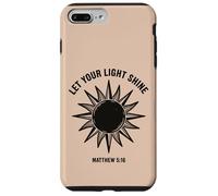 Faites Briller Votre lumière Matthieu, Foi chrétienne, Verset de la Bible Coque pour iPhone 7 Plus/8 Plus