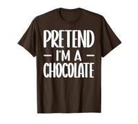 Faites comme si j'étais Un Costume d'halloween au Chocolat T-Shirt