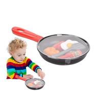 Faites comme si Vous cuisiniez Une poêle de Cuisson - Kit de Jeu de Bricolage pour la Cuisine des - Amusant + Ensemble de Jouets de Cuisine de Camping - Ustensiles - Accessoires Alimentaires