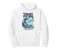 Faites Confiance à celui Qui Calme Les Mers Christian Surf Wave Sweat à Capuche