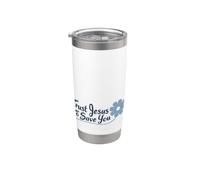 Faites confiance à Jésus pour vous sauver ; conception du salut de l'Évangile chrétien Gobelet isotherme en acier inoxydable double paroi