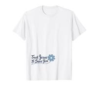 Faites Confiance à Jésus pour Vous sauver ; Conception du Salut de l'Évangile chrétien T-Shirt Graphique avec Valeur