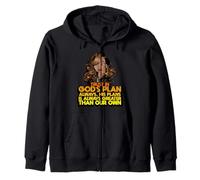 Faites Confiance à la pla de Dieu Toujours. Ses Plans sont Toujours Plus Grands Que Sweat à Capuche