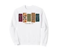 Faites Confiance à la récolte d'automne Merci Dieu Pays Thanksgiving dîner Sweatshirt
