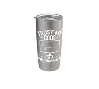 Faites confiance à mon code, je suis programmeur Gobelet isotherme en acier inoxydable double paroi