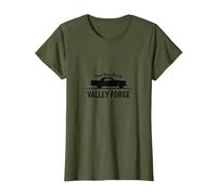 Faites Confiance à Votre Voiture au Style Classique Automobile Valley Forge T-Shirt, Femme, Olive, XXL
