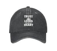 Faites Confiance Au Seigneur De Tout Votre Cœur Femme Homme Casquette Trucker Coton Casquette De Baseball Lègére Trucker Cap pour Sport Hip Pop Golf