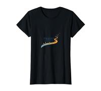 Faites Confiance au Voyage : Chemin inspirant T-Shirt, Femme, Noir, S