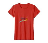 Faites Confiance au Voyage : Chemin inspirant T-Shirt, Femme, Rouge, 3XL