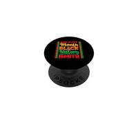 Faites de Chaque Mois Le Mois de l'histoire des Noirs des Reines, des mères et des Filles PopSockets PopGrip Adhésif